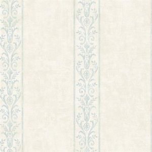 Seabrook Designs OF30402 Olde Francais Blue Dijon Stripe Wallpaper